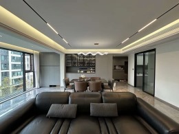 【重庆合飞亚装饰】和昱麟云145m²现代极简完工实景案例