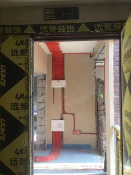 【重庆远景装饰】耀江府 水电完工