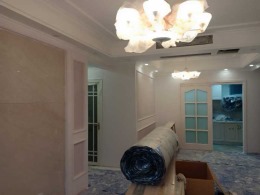 【重庆业之峰装饰】康桥融府101平美式风格灯具安装