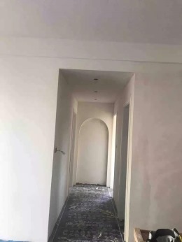【重庆业之峰装饰】北大资源海樾府85平漆作阶段