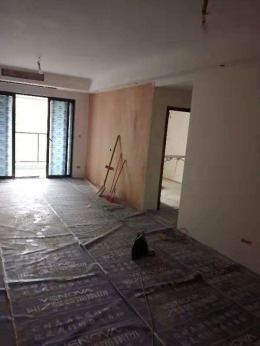 【重庆业之峰】鲁能领秀城4街区120平刮灰阶段