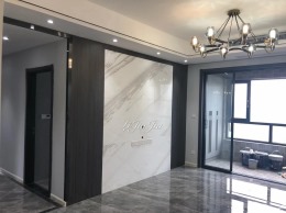 【重庆业之峰装饰】保利观澜100平现代简约完工工地