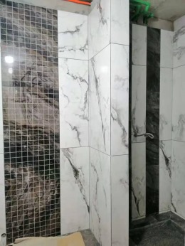 【业之峰装饰】金科天辰110平泥作阶段