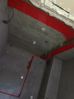 【诗情装饰】鲁能九龙花园2-X-5水电工地