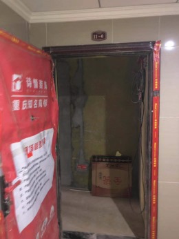 金鹏两江时光10-11-6 泥木验收合格
