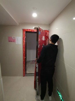 远洋城16-21-8漆作验收合格