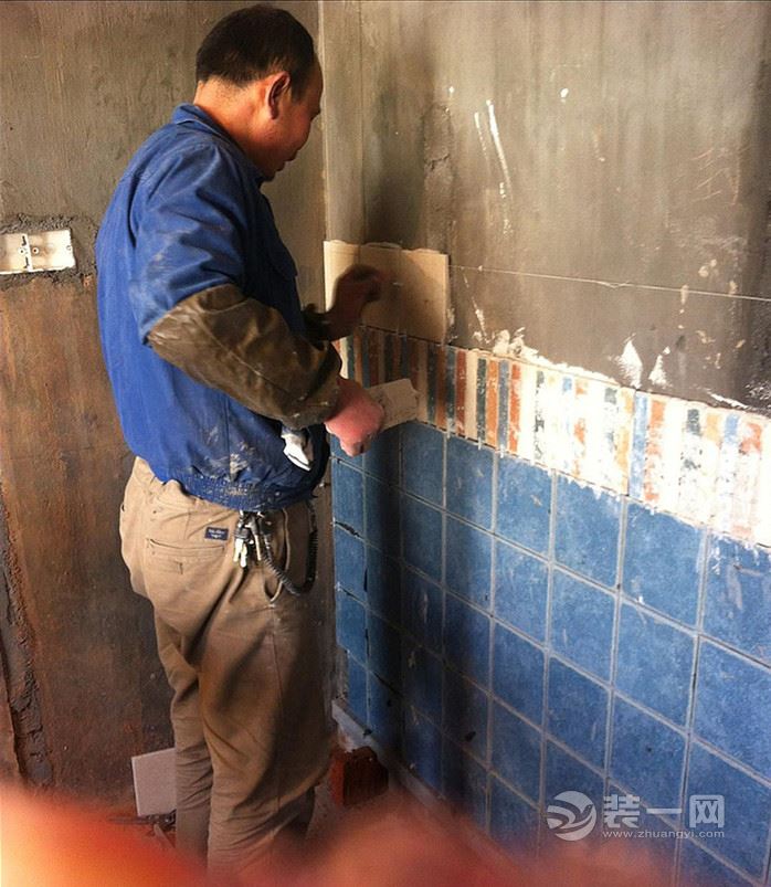 家居装修瓷砖铺贴记 铺贴完效果还不错