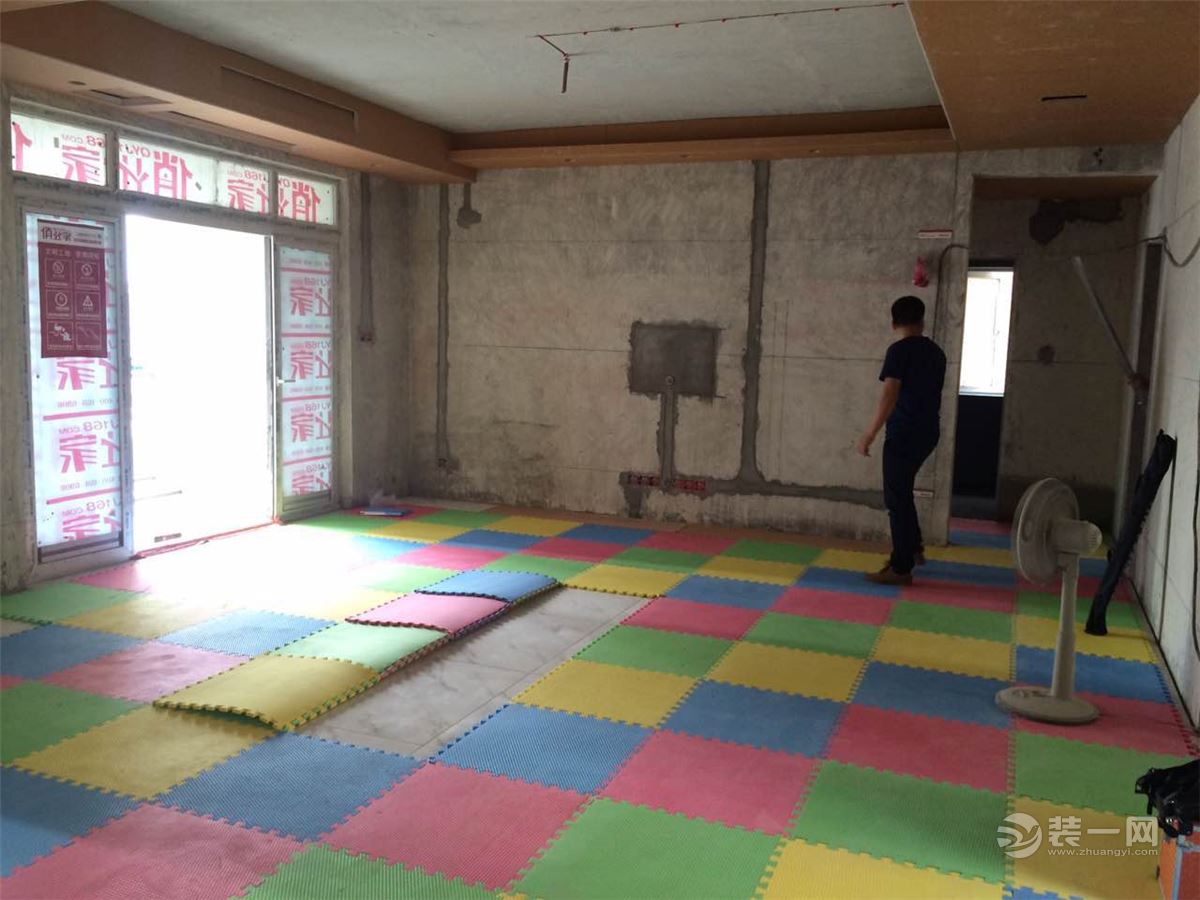 环山国际装修我家泥瓦施工阶段分享