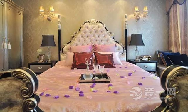 45万装修161平米三居室简欧风格效果图 